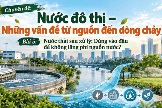 (Bài 5) Nước thải sau xử lý: Dùng vào đâu để không lãng phí nguồn nước?
