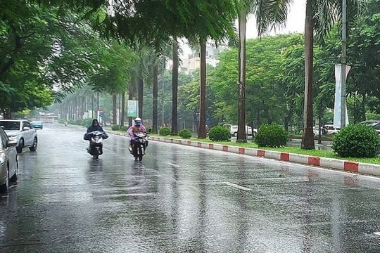 Dự báo thời tiết Hà Nội ngày 30/10/2026: Có mưa rào và dông rải rác