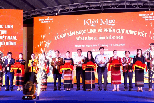 Quảng Ngãi tổ chức Lễ hội sâm Ngọc Linh, thúc đẩy phát triển vùng dược liệu bền vững