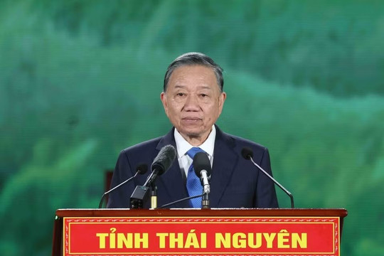 Tổng Bí thư, Chủ tịch nước Tô Lâm: Thái Nguyên cần có hạ tầng đồng bộ, quản trị hiện đại