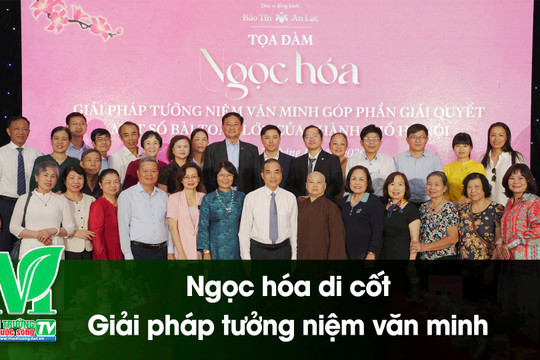 [VIDEO] Ngọc hóa tro cốt - Giải pháp tưởng niệm văn minh