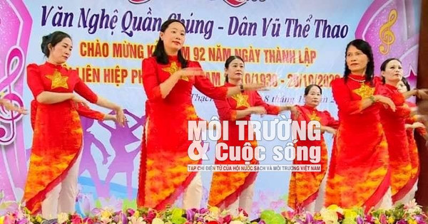 Hà Tĩnh: Sôi nổi phong trào dân vũ thể thao chào mừng ngày thành lập Hội Liên hiệp Phụ nữ Việt Nam 20/10