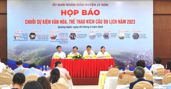 Quảng Ngãi: Lý Sơn tổ chức họp báo thông tin chuỗi sự kiện văn hóa, thể thao năm 2023